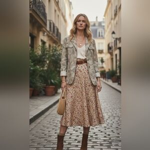 Unique Rinascimento Camo Khaki Blazer Size S